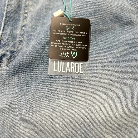 LuLaRoe Sky Blue Super Stretch Jeans - Picture 4 of 13